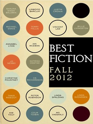 cover image of Best Fiction Fall 2012 Sampler